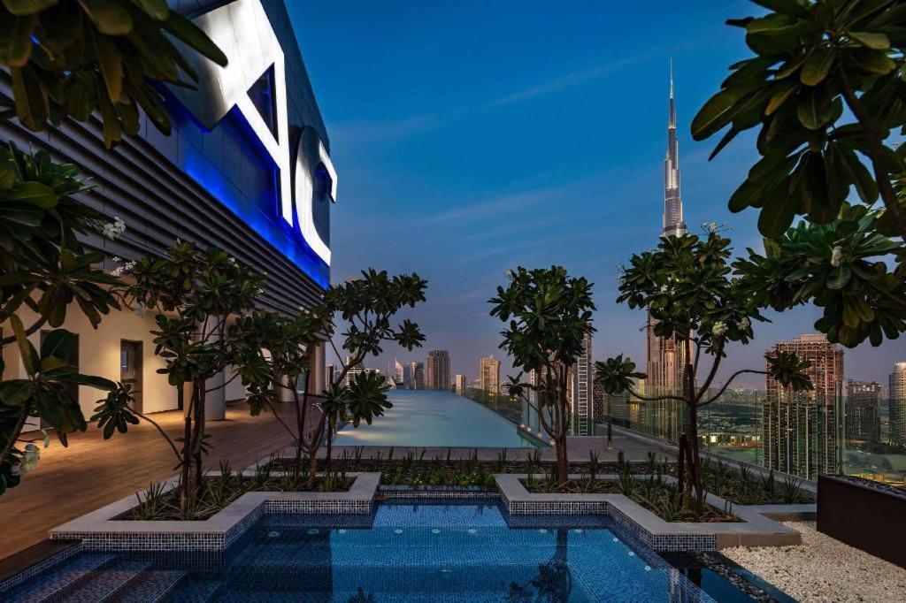 Paramount Midtown Deluxe 1 Bedroom Apartment With Full Burj-Khalifa View Dubaï Extérieur photo